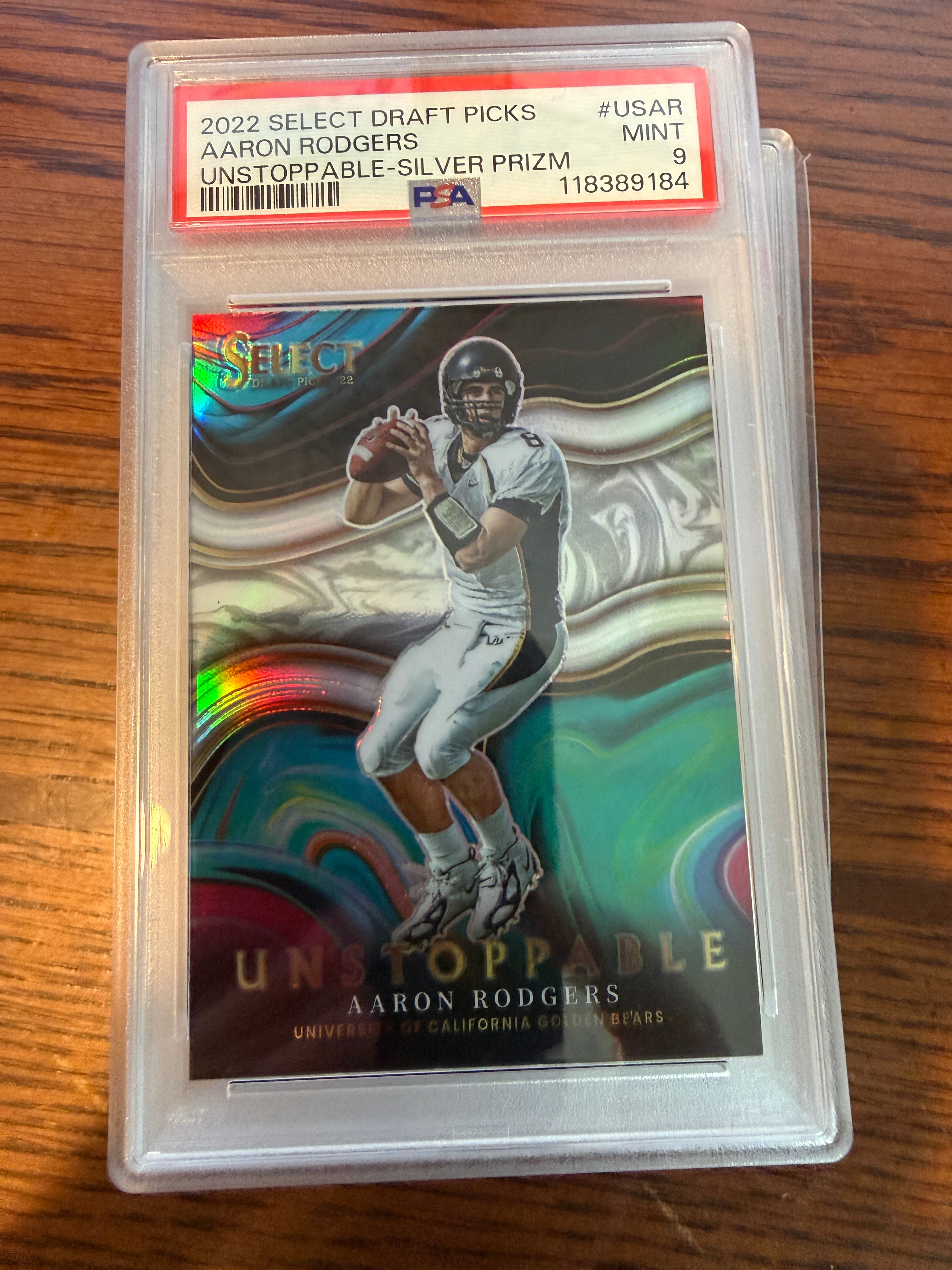 2022 Select Draft Picks Aaron Rodgers ##USAR PSA MINT 9